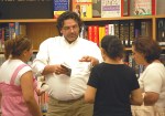 Dr. Rene Saldana Visits Middle Schools